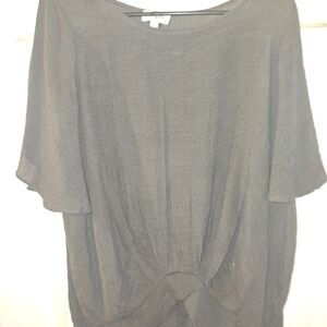 #403 Umgee Charcoal Gray Women's Blouse